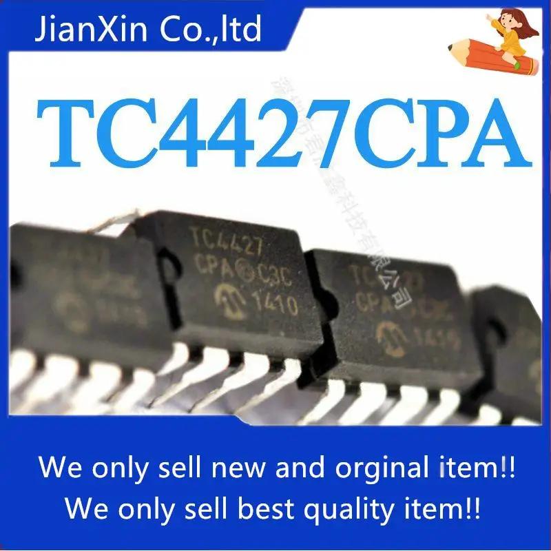 100%  ǰ TC4427 TC4427CPA DIP-8 MOSFET ̹ , 10 